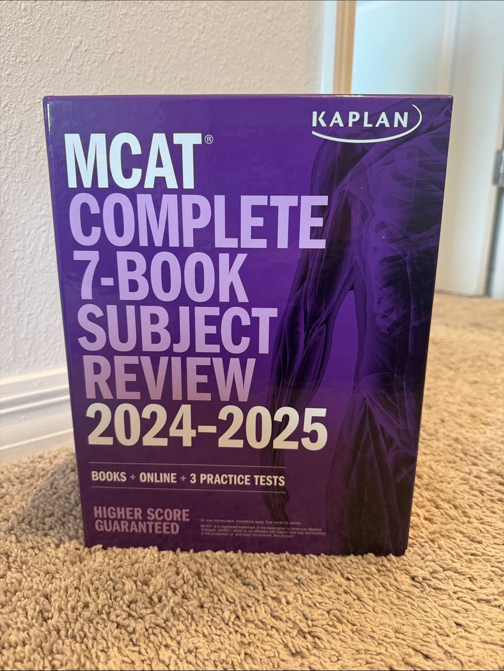 Kaplan MCAT Complete 7-Book Subject Review Set - Purple